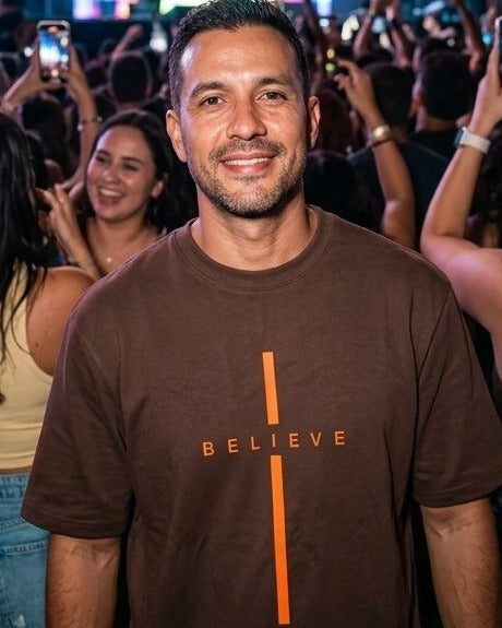 Camiseta Hombre Believe, vista de frente