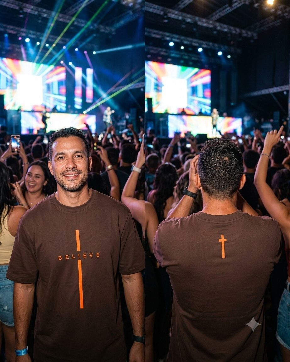 Camiseta Hombre Believe