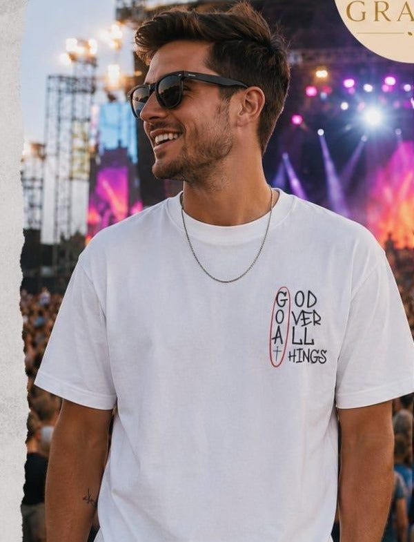 Camiseta Hombre GOAT, vista de frente