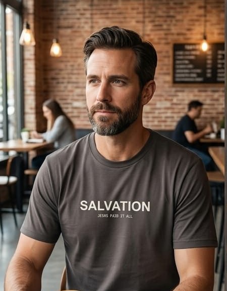 Camiseta Hombre Salvation, vista de frente