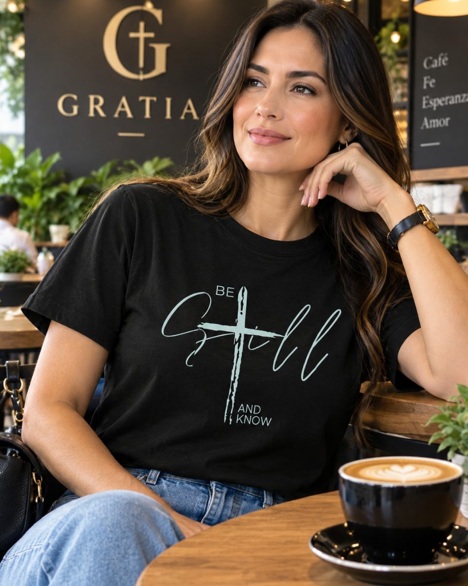 Camiseta Mujer Be Still and Know
