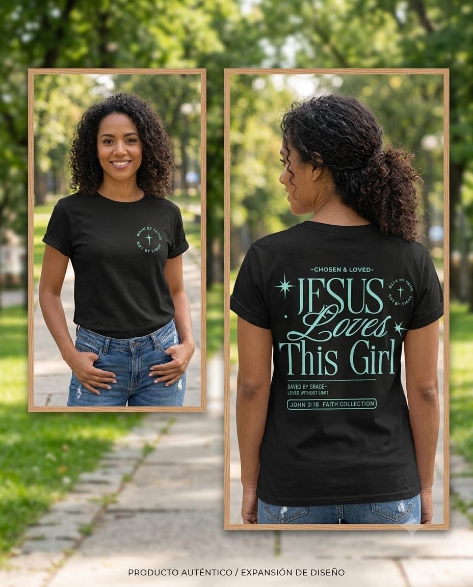 Camiseta Mujer Jesus Loves This Girl