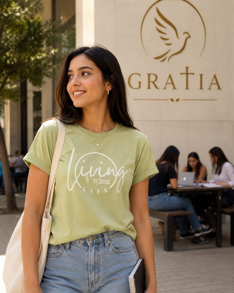 Camiseta Mujer Living My Blessed Life