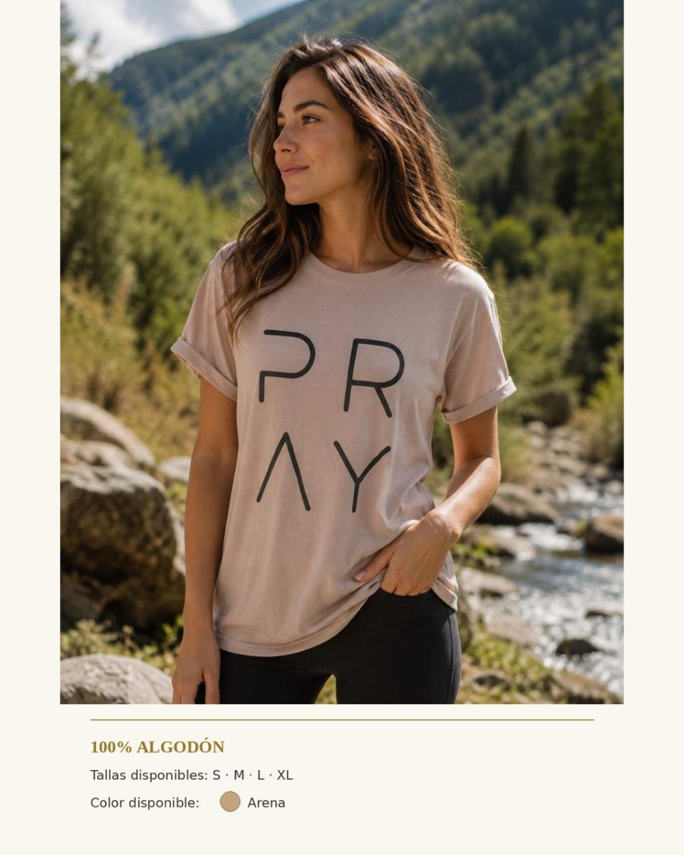 Camiseta Mujer Pray