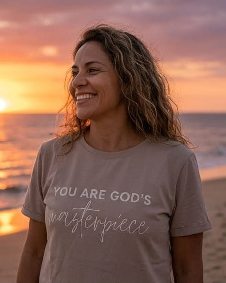 Camiseta Mujer You Are God's Masterpiece, vista de frente